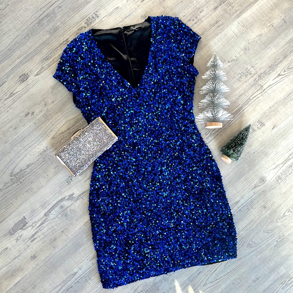 Parker Sequin Cocktail Dress